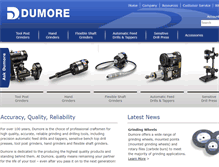 Tablet Screenshot of dumoretools.com